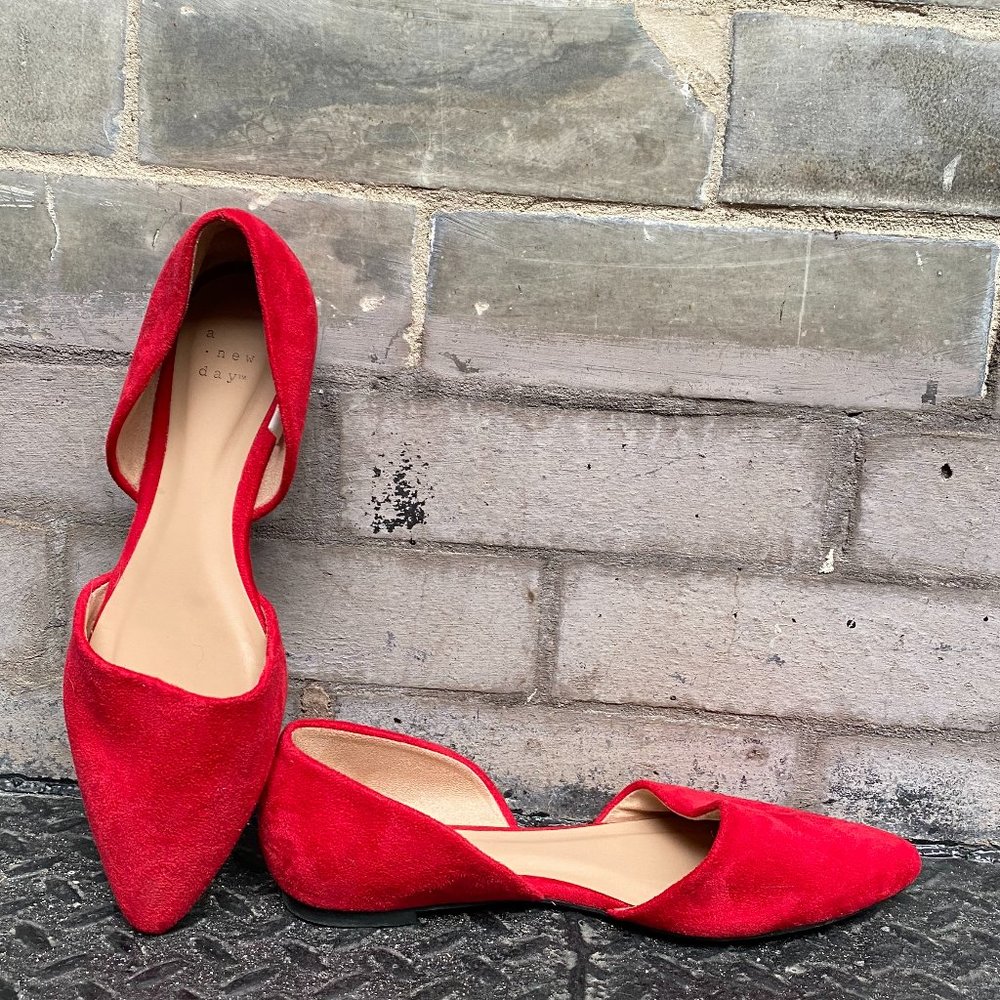 RED Women's Rebecca Ballet Flats - A New Day 7 1/2